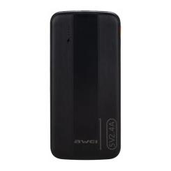 Батарея универсальная AWEI 10000mAh P20K, 12W, Black Фото