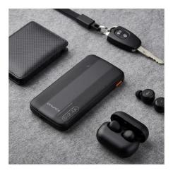 Батарея универсальная AWEI 10000mAh P20K, 12W, Black Фото 5