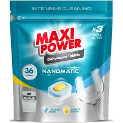 Таблетки для посудомоечных машин Maxi Power Nanomatic 36 шт. Фото