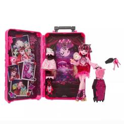 Кукла Monster High Набор-сюрприз Кошмарные каникулы Ужас-секреты Драк Фото 1
