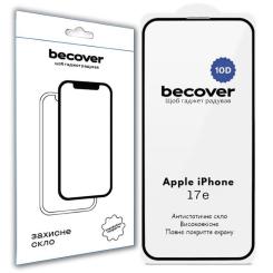 Стекло защитное BeCover 10D Apple iPhone 17e Black Фото