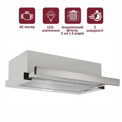 Вытяжка кухонная PRIME Technics PVTS 6564 SG Фото