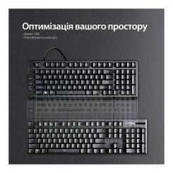 Клавиатура HyperX Eve 1800 USB UA Black Фото 4