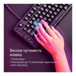 Клавиатура HyperX Eve 1800 USB UA Black Фото 5