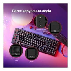 Клавиатура HyperX Eve 1800 USB UA Black Фото 7