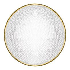 Тарелка Ardesto Dew 21см, скло, прозорий Фото 1