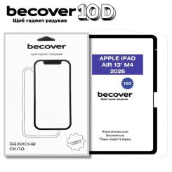 Стекло защитное BeCover 10D Apple iPad Air 13" M4 2026 Black Фото