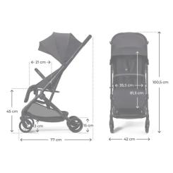 Коляска Kinderkraft Indy 3 Coal Black (KSINDY03BLK0000) Фото 7