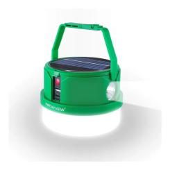 Фонарь NEWVEW NV-E972 50W Solar Panel 2400mAh Green Фото 1