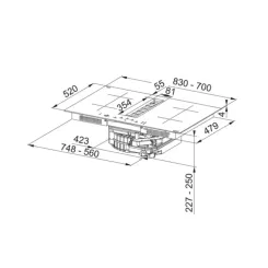 Варочная поверхность Franke Smart 2Gether FSM 7072 4RC HI Фото 5