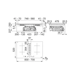 Варочная поверхность Franke Smart 2Gether FSM 7072 4RC HI Фото 6