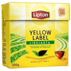 Чай Lipton Yellow Label листовий 100 г Фото