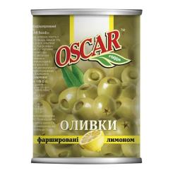 Овощная консервация Oscar foods Оливки фаршированные лимоном 300 г Фото