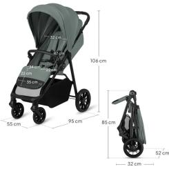 Коляска Lionelo Emerald Green Forest Фото 1