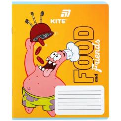 Тетрадь Kite Sponge Bob, 12 аркушів, клітинка Фото 5