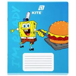 Тетрадь Kite Sponge Bob, 12 аркушів, клітинка Фото 8