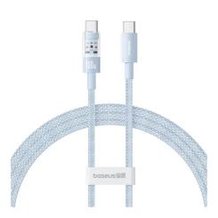 Дата кабель Baseus USB-C to USB-C 1.0m 100W blue Фото