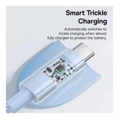 Дата кабель Baseus USB-C to USB-C 1.0m 100W blue Фото 2