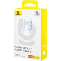 Дата кабель Baseus USB-C to USB-C 1.0m 100W blue Фото 6