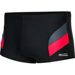 Плавки Aqua Speed Aron 338-16 чорний, червоний XL Фото
