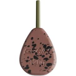 Грузило Brain In-Line Flat Lead 120g 2шт/уп Brown Фото