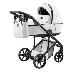 Коляска Adamex 2 в 1 Dolce Eco SA-1 білий Фото 1