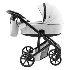 Коляска Adamex 2 в 1 Dolce Eco SA-1 білий Фото 3