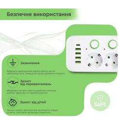 Сетевой фильтр питания XoKo XK-SP-5-2-1-WH Фото 10