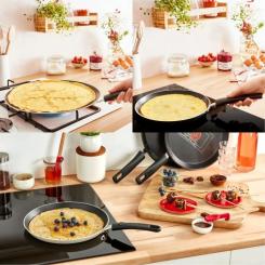 Сковорода Tefal Halo EUCALYPTUS, 25см, алюміній, бакеліт, сірий Фото 3