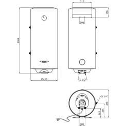 Бойлер Ariston PRO R 120 VTS EVO EU Фото 2