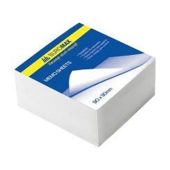 Бумага для заметок Buromax White 80х80х50мм, glued Фото