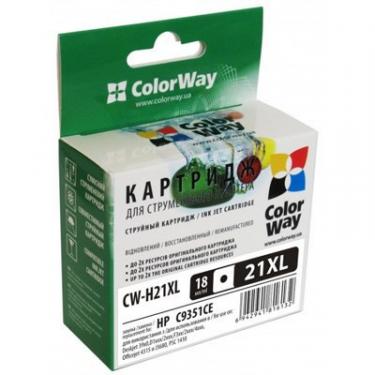 Картридж ColorWay HP №21XL Black (аналог C9351CE) Фото