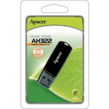 USB флеш накопитель Apacer Handy Steno AH322 black Фото 3