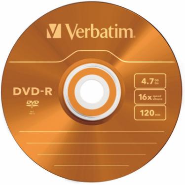 Диск DVD Verbatim 4.7Gb 16X Slim case 5 шт Color Фото 4