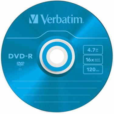 Диск DVD Verbatim 4.7Gb 16X Slim case 5 шт Color Фото 6