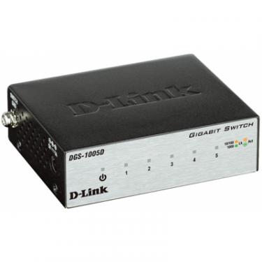 Коммутатор сетевой D-Link DGS-1005D Фото 1