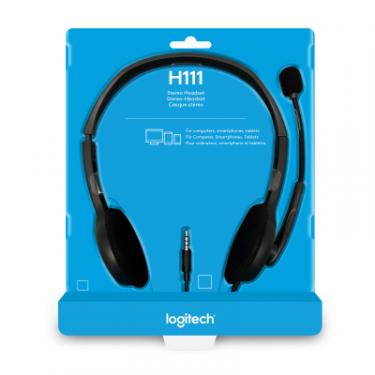 Наушники Logitech H110 Stereo Headset with 2*3pin jacks Фото 5