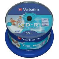 Диск CD Verbatim 700Mb 52x Cake box Printable Фото