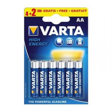 Батарейка Varta AA Varta High Energy * (4+2) Фото
