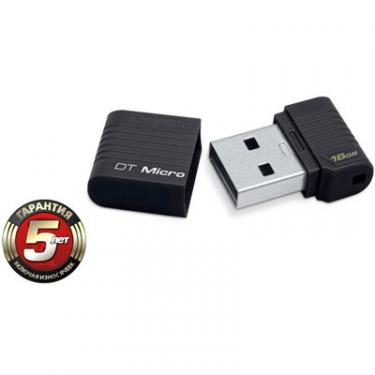 USB флеш накопитель Kingston 16Gb DataTraveler DTMC Black Фото