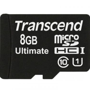 Карта памяти Transcend 8Gb microSDHC Class 10 UHS-I Ultimate 600x Фото