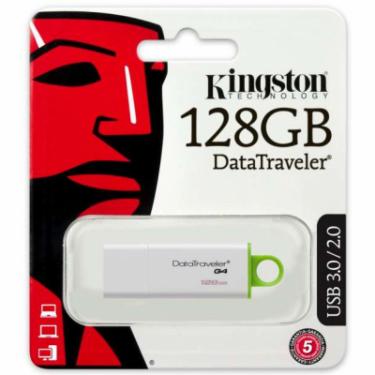 USB флеш накопитель Kingston 128Gb DataTraveler Generation 4 Фото 2