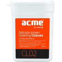 Салфетки ACME CL02 Screen Cleaning Wipes TFT/LCD 100 шт.в компак Фото