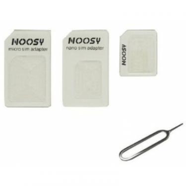 Адаптер для SIM-карт Noosy Adapter Nano SIM for all size Фото 1