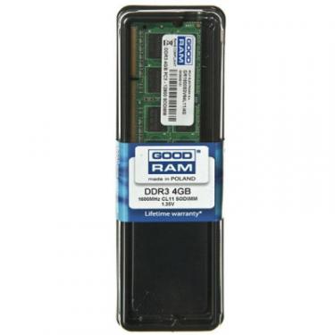 Модуль памяти для ноутбука Goodram SoDIMM DDR3L 4GB 1600 MHz Фото 1