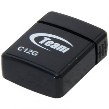USB флеш накопитель Team 8GB C12G Black USB 2.0 Фото 1