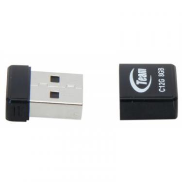 USB флеш накопитель Team 8GB C12G Black USB 2.0 Фото 2