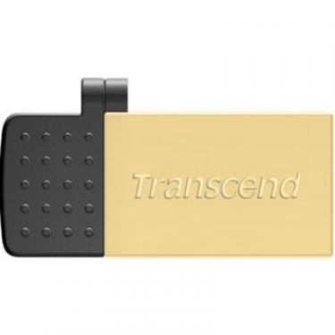 USB флеш накопитель Transcend 32GB On-The-Go Gold USB 2.0 Фото