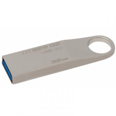 USB флеш накопитель Kingston 32GB DataTraveler SE9 G2 Metal Silver USB 3.0 Фото 2