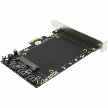 Контроллер ST-Lab RAID SSD+SATAIII 6Gbps 4ch (3HDD+1SSD) MarvelHyper Фото